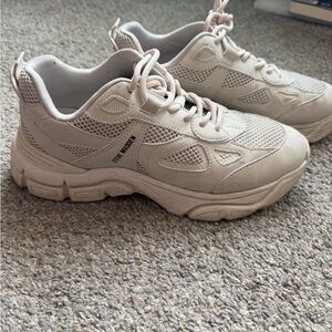 Steve Madden Off-White Athletic Sneakers